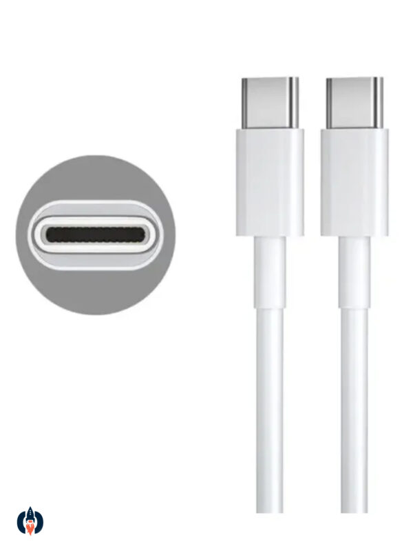 Cable de carga USB C – 2m – Blanco